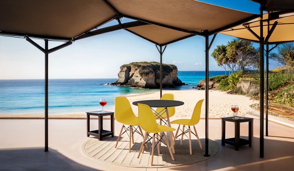 Scaune terasa BUC 232P galben