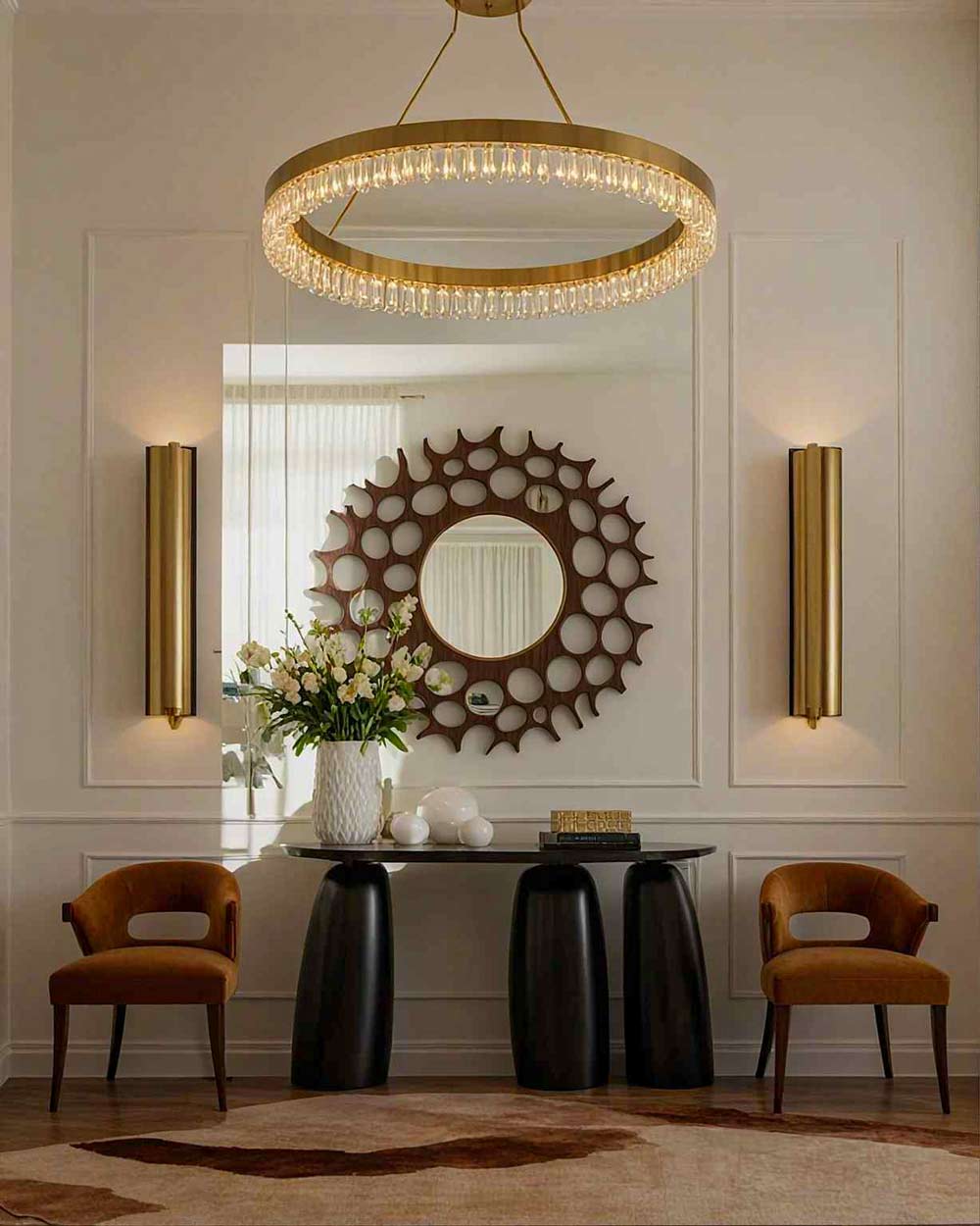 Amenajarea holului in stil modern