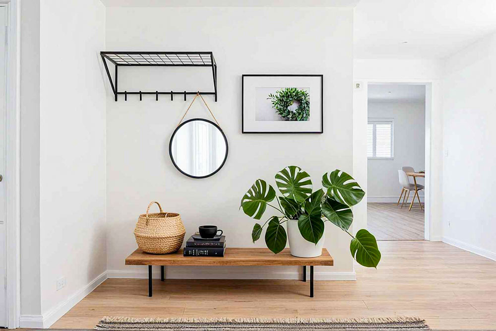 Amenajarea holului in stil scandinav