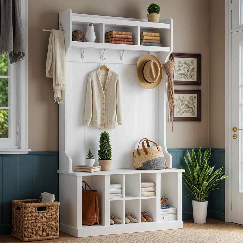 Cuierul si dulapul in amenajarea holului