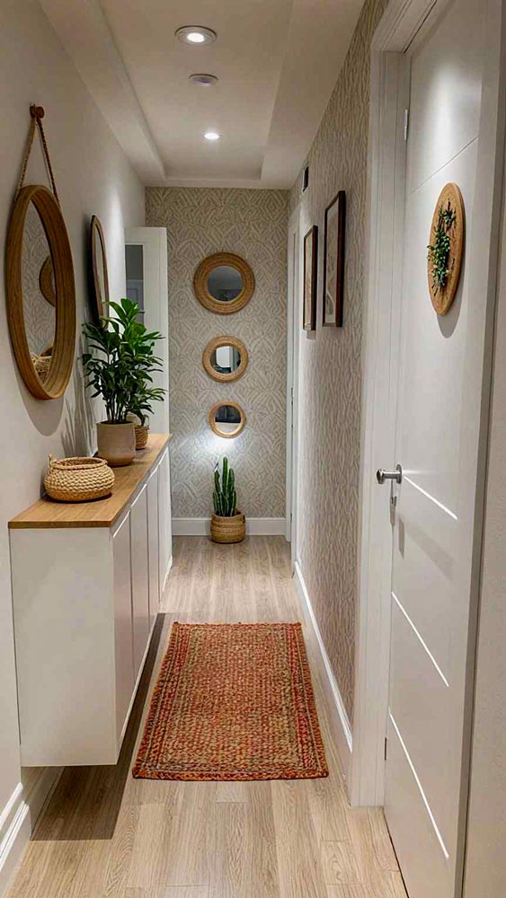 Amenajarea holului lung