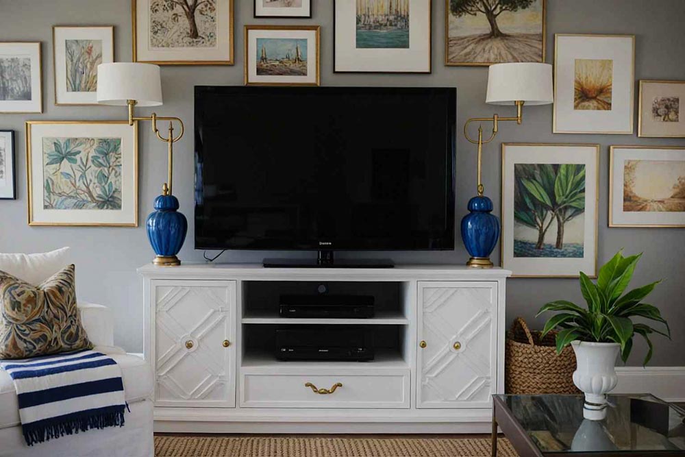 Amplasarea televizorului pe o comoda