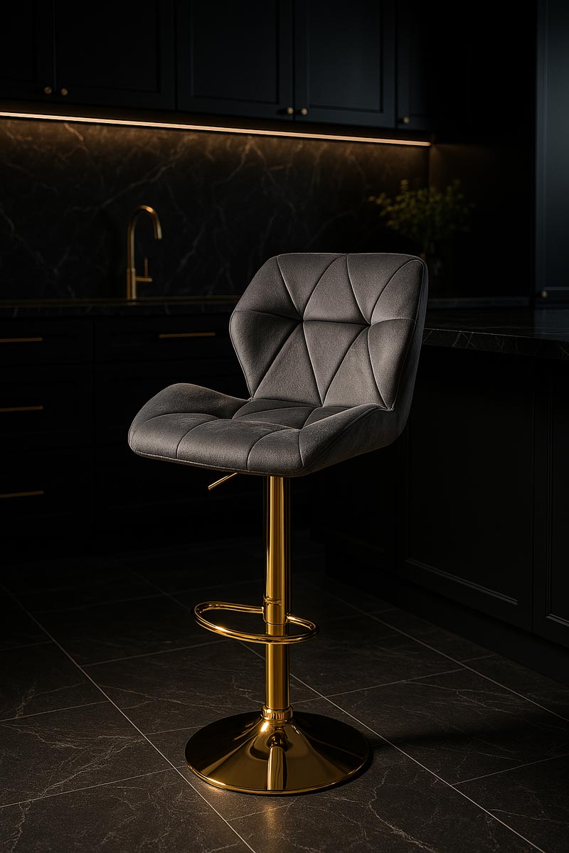 Scaune de bar ABS 148 gri