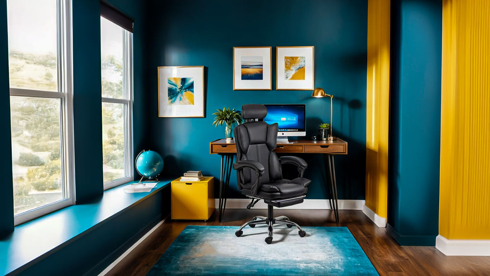 Scaun directorial OFF 4151 negru