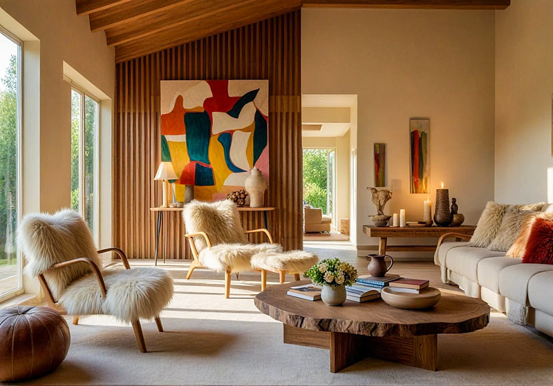 Stilul mid-century modern in design interior