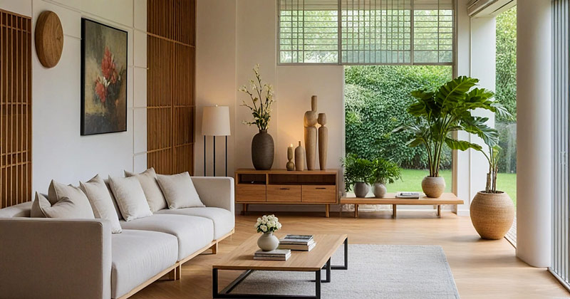 Stilul zen asiatic in design interior