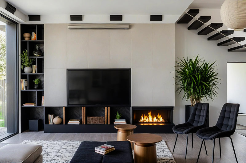 Scaun de living BUC 206 negru