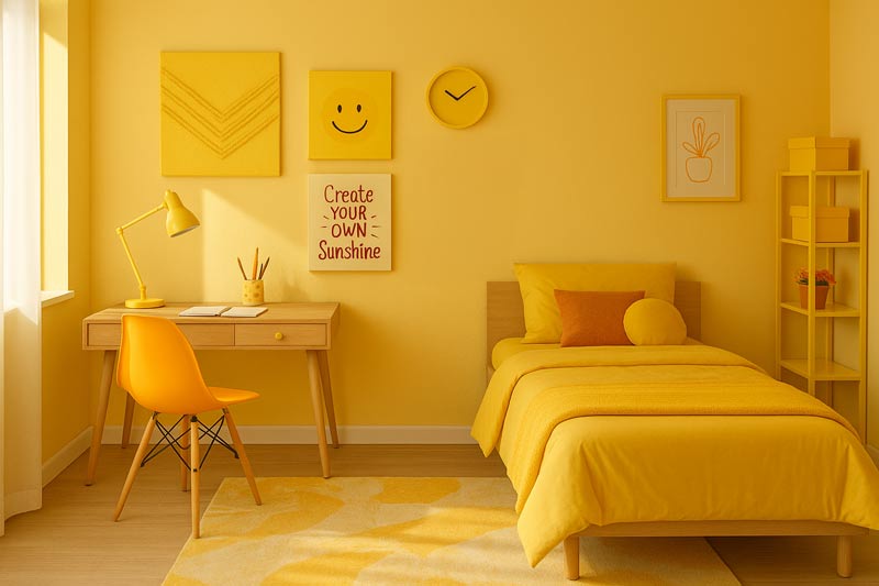 Camera tineret galbena