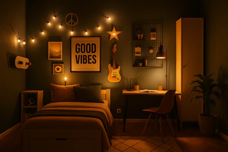 Iluminatul in dormitor