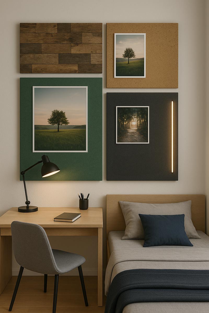 Panouri decorative pentru camera tineret
