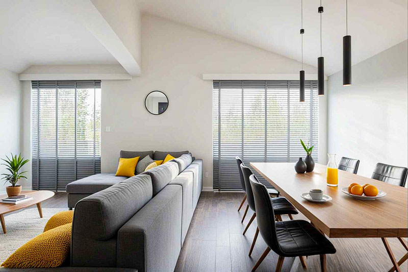 Amenajare living cu dining