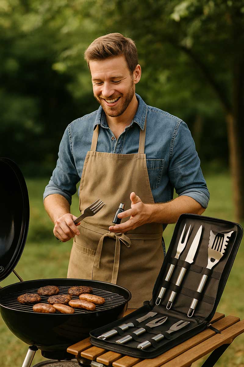 Ustensile pentru gratar - idei cadouri iubit