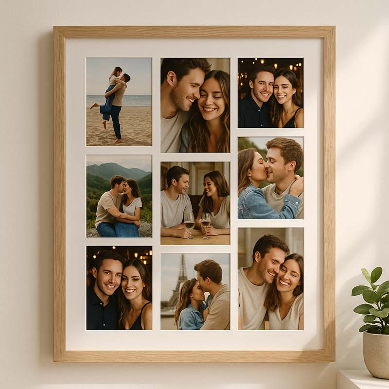 Colaj cu rame foto sau album - idei cadouri iubit