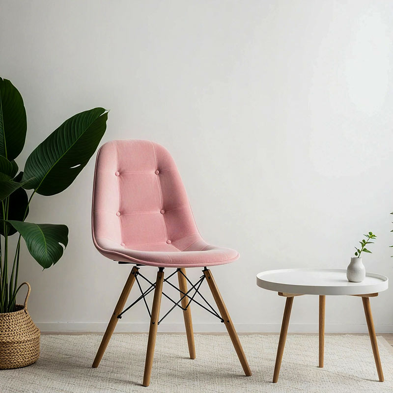 Scaun dining BUC 232 roz