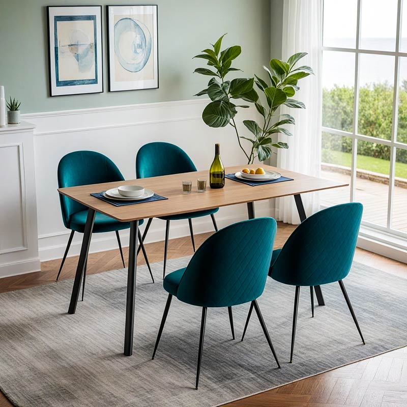 Scaune dining BUC 207 verzi