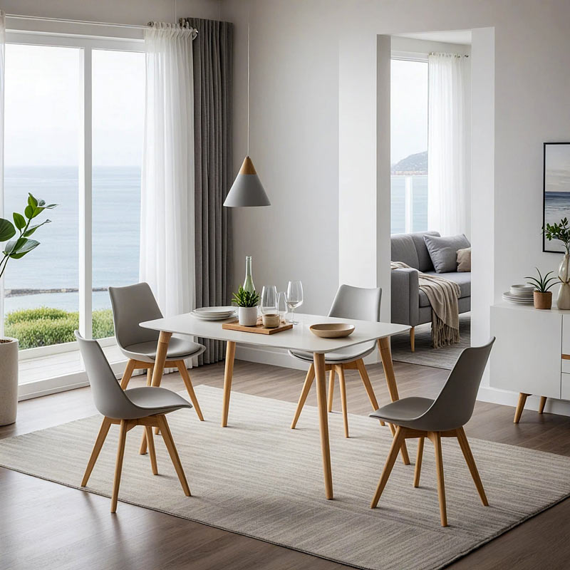 Scaune dining BUC 245 gri