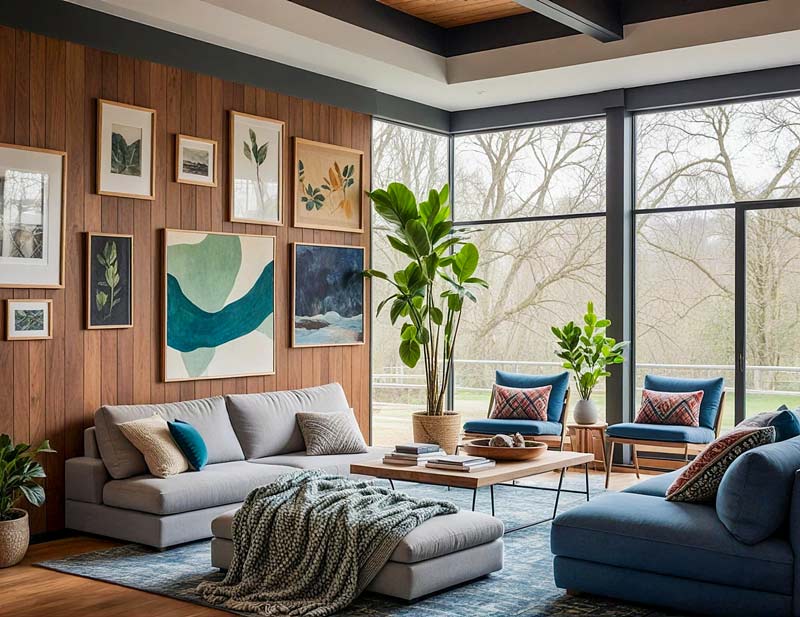 Personalizarea unui living modern