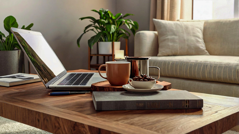 Masuta de cafea ca spatiu de lucru