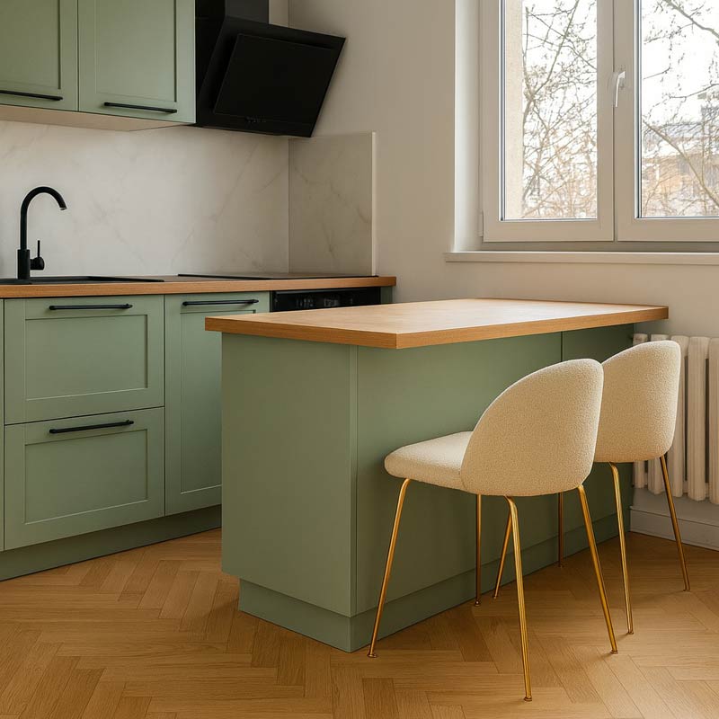 Scaune dining cu picioare aurii metalice BUC 284