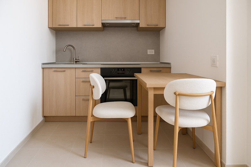 Mobilier de bucatarie la comanda adaptat spatiului